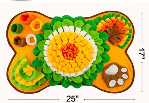 Pet Sniffing Pad with Sound & Radish Design
