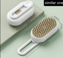 3-in-1 Misting Pet Grooming Brush with Handle