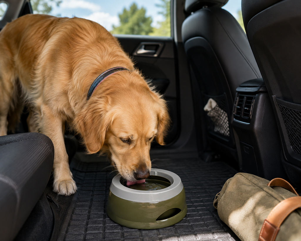Anti-Spill Bowl for Pets in Cars