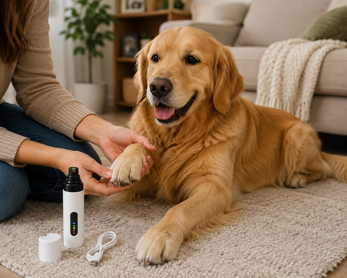 Rechargeable Electric Pet Nail Grinder for Dogs & Cats